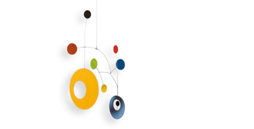 Design-Mobilé MORI, farbenfroh und modern, schöne Dekoration zum Aufhängen