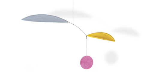 Mobilé – WIPP solo (blattförmig, bunt, klein)