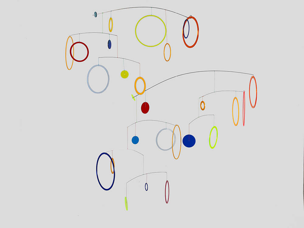 Mobilé - VICOS (graziles farbenfrohes Mobilé in modernem Look)